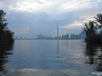 14645CrLe - Cruising on Pastor Jack's boat around Toronto Islands - Ontario Place fireworks with us and the Rehobs.JPG